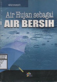 Image of Air Hujan Sebagai Air Bersih