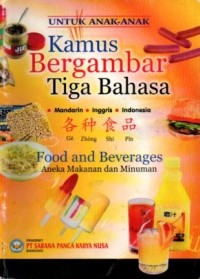 Image of Untuk Anak Anak Kamus Bergambar Tiga Bahasa mandarin Inggris Indonesia